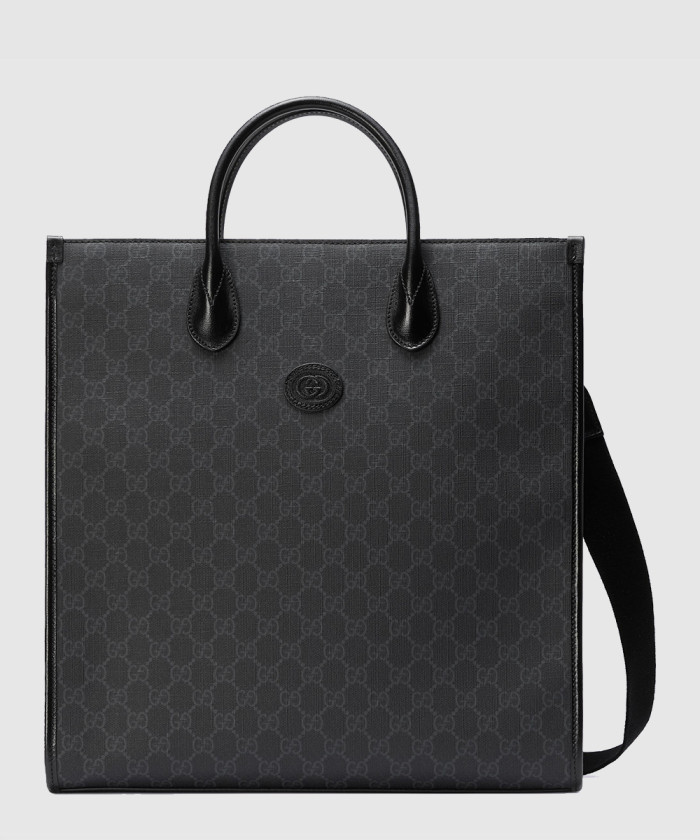 구찌 인터로킹 G 미듐 토트백 674155