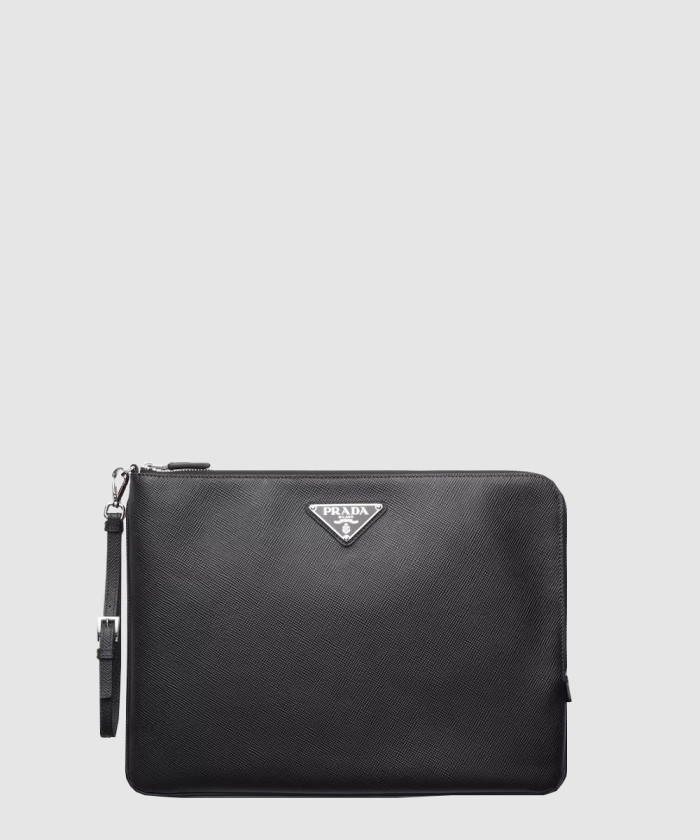 프라다 스몰 사피아노 가죽 파우치 2NH023