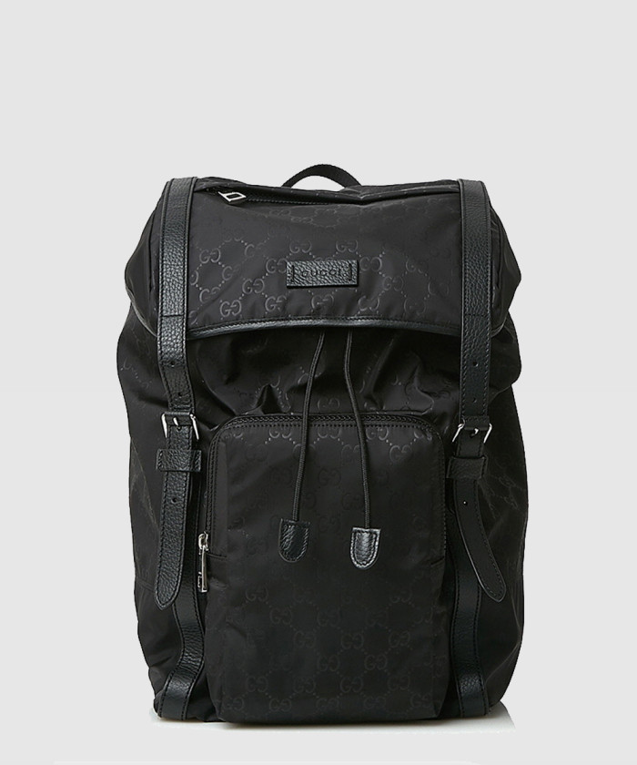 구찌 패브릭 백팩 블랙 510336