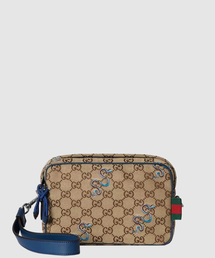 구찌 작은 자수 뱀 숄더백 817771