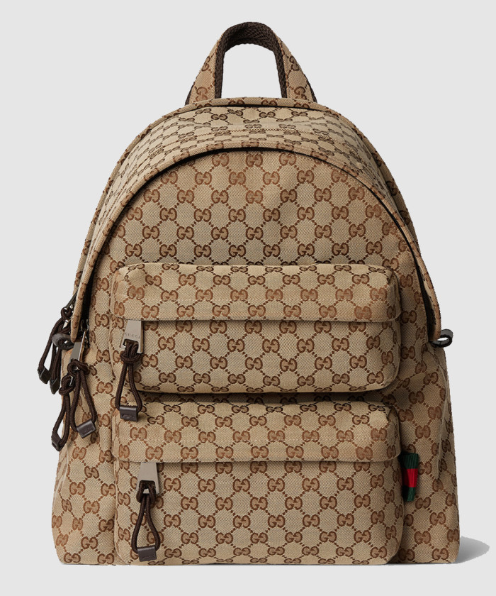 구찌 로고가 적용된 미디엄 백팩 800265