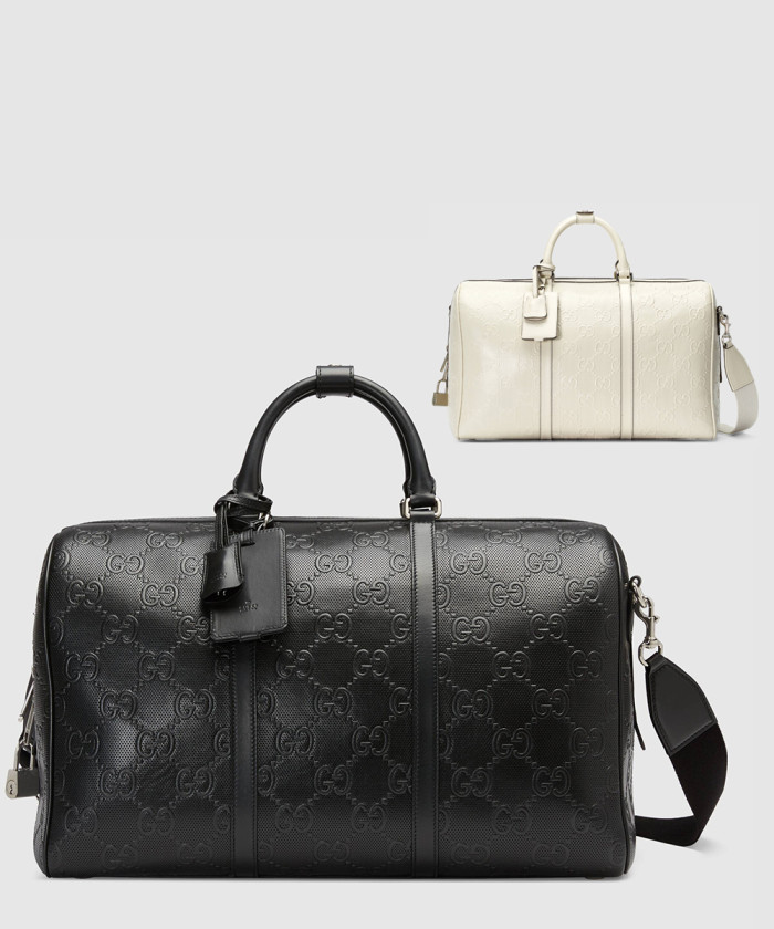 구찌 GG 엠보스 더플백 625768