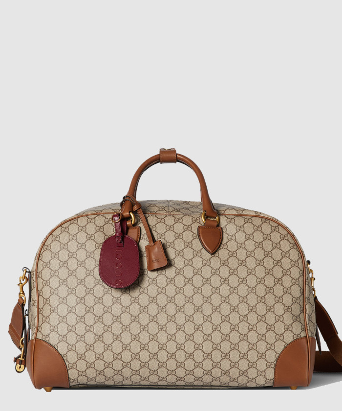 구찌 GG 엠블럼 미디엄 더플백 821148