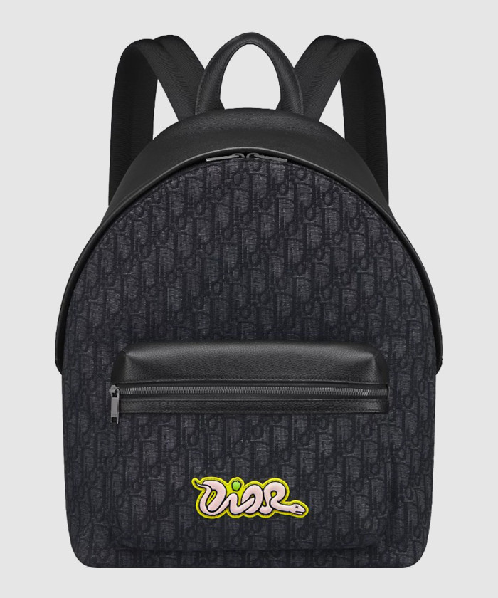 디올 Rider 2.0 KAWS 지퍼 백팩 1ESBA