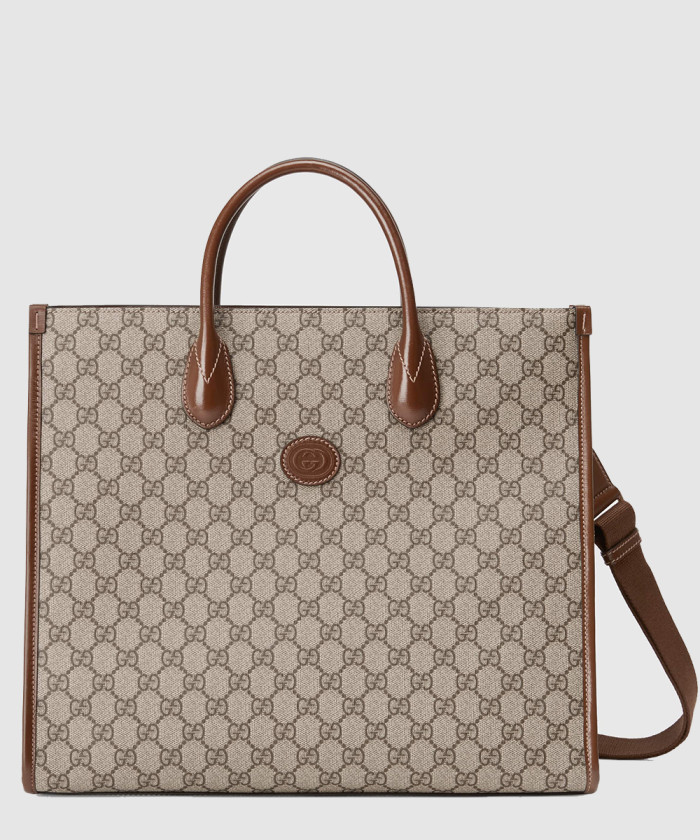 구찌 인터로킹 G 미듐 토트백 674148