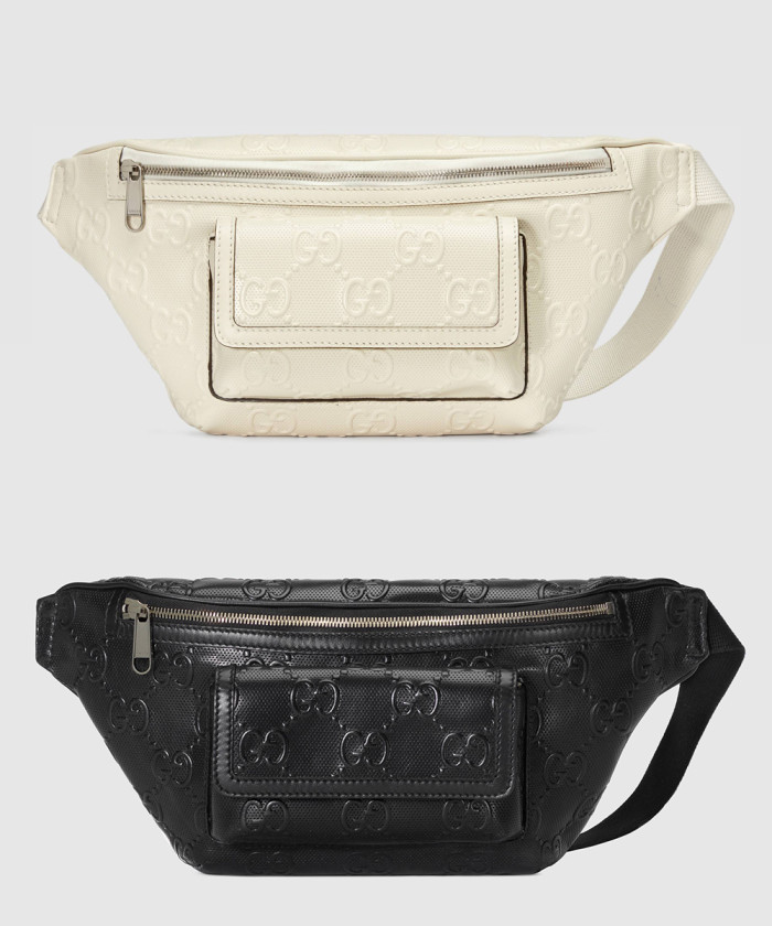 구찌 GG 엠보스 벨트백 645093
