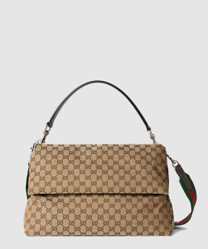 구찌 웹 디테일의 미디엄 GG 크로스백 ‎821616