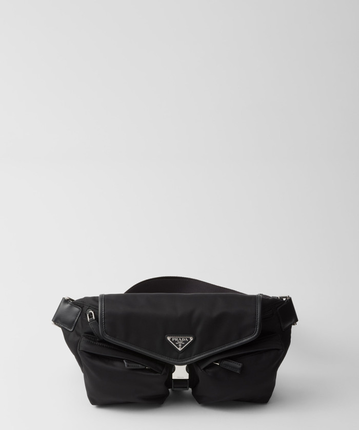 프라다 리나일론 및 가죽 숄더백 2VH174