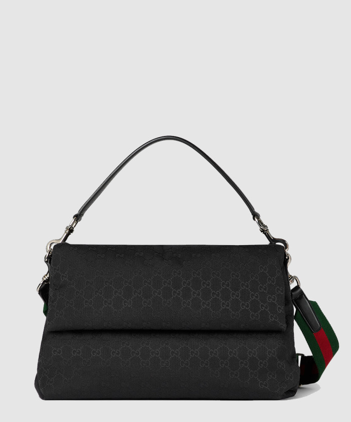 구찌 웹 디테일의 미디엄 GG 크로스백 ‎821616