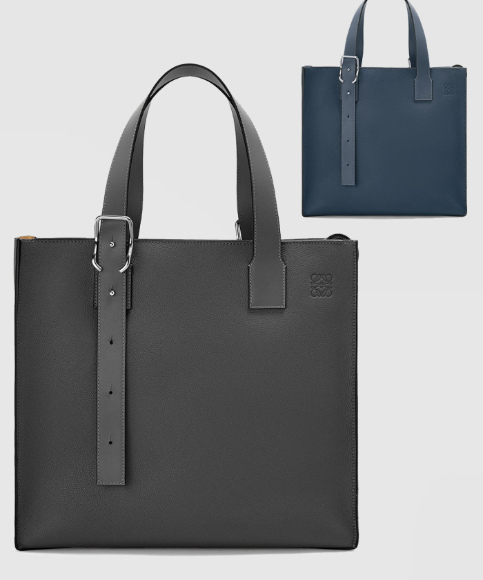 로에베 버클 지퍼 토트백