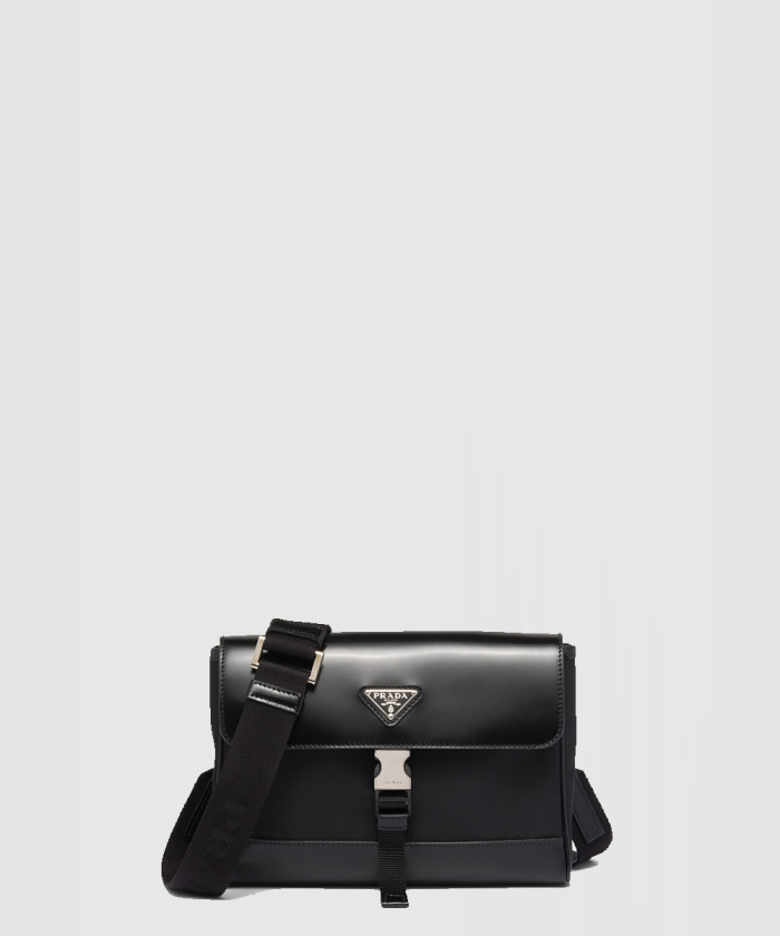 프라다 브리크 브러시드 레더백 2VD044