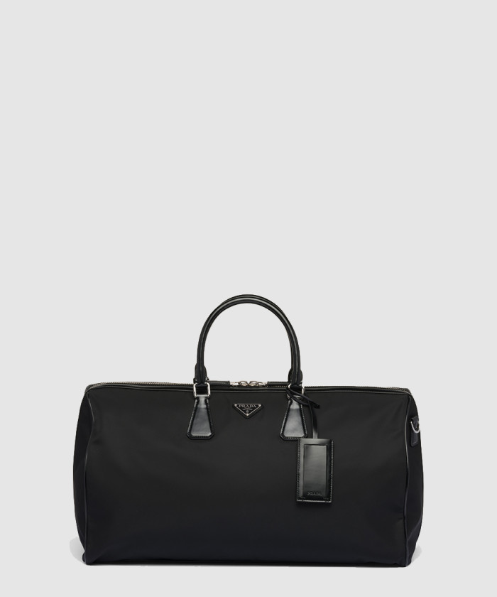 프라다 리나일론 앤 브러시드 레더 더펠백 2VC018