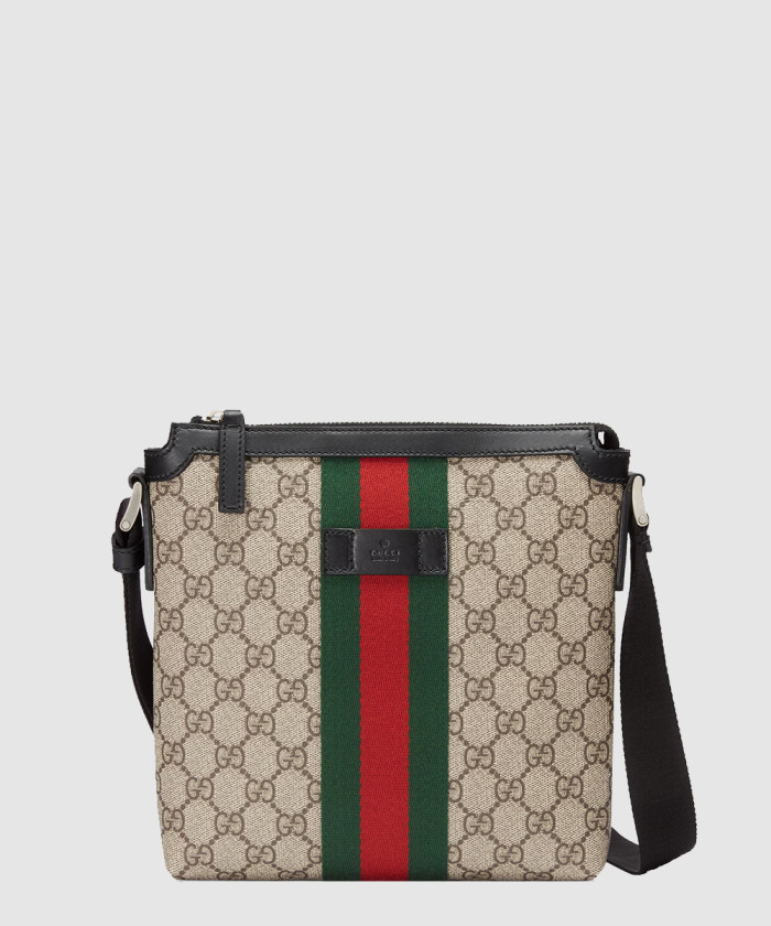 구찌 GG 슈프림 납작 메신저백 471454