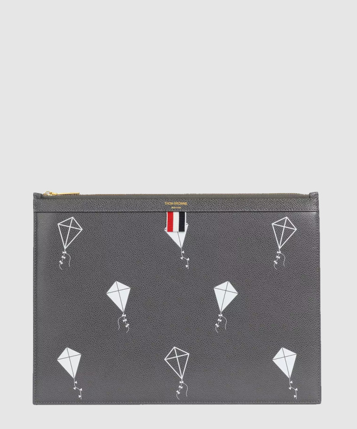 톰브라운 페블 클러치 MAC021