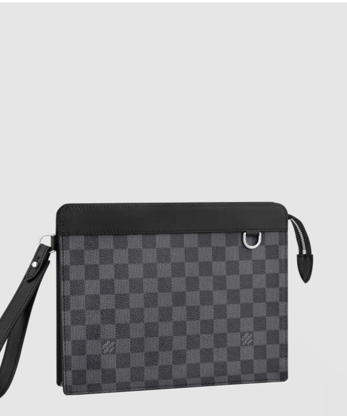 루이비통 스탠딩 파우치 다미에 그라파이트 N64612