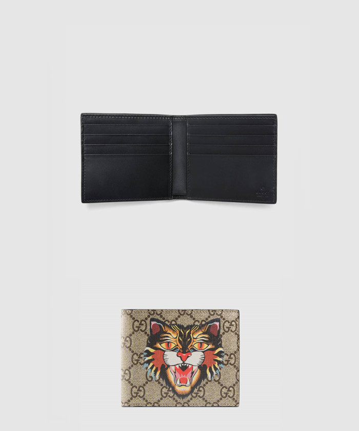 구찌 고양이 GG 슈프림 반지갑 451268