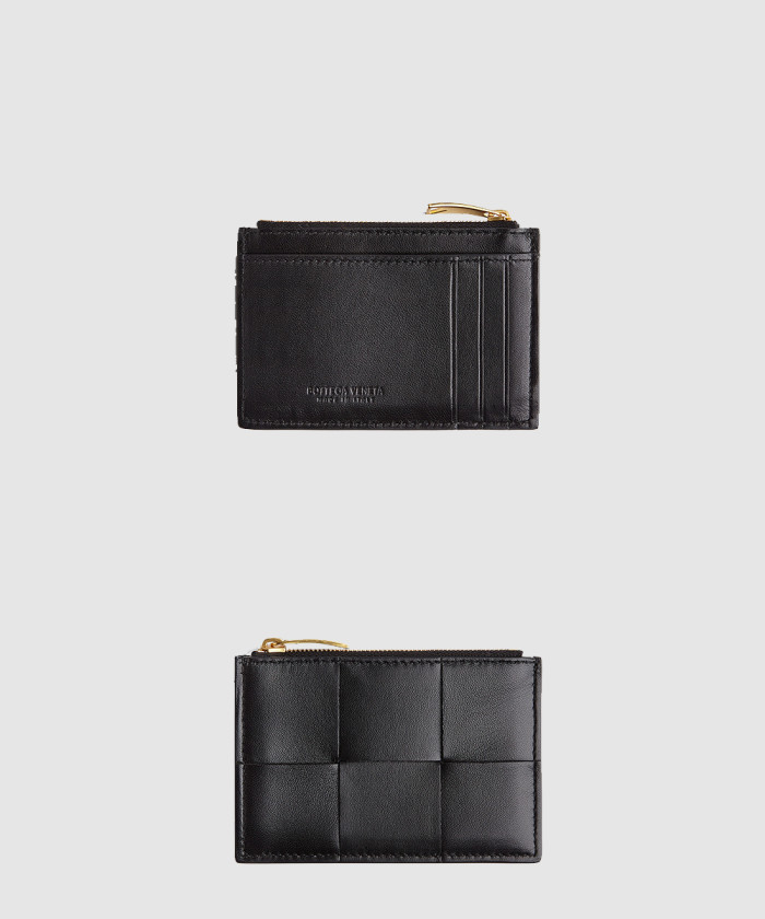 보테가베네타 지퍼 카드 지갑 651393