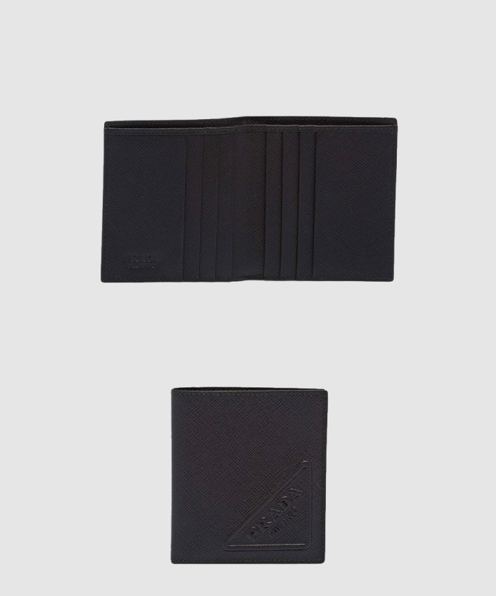 프라다 사피아노 및 가죽 지갑 2MO004