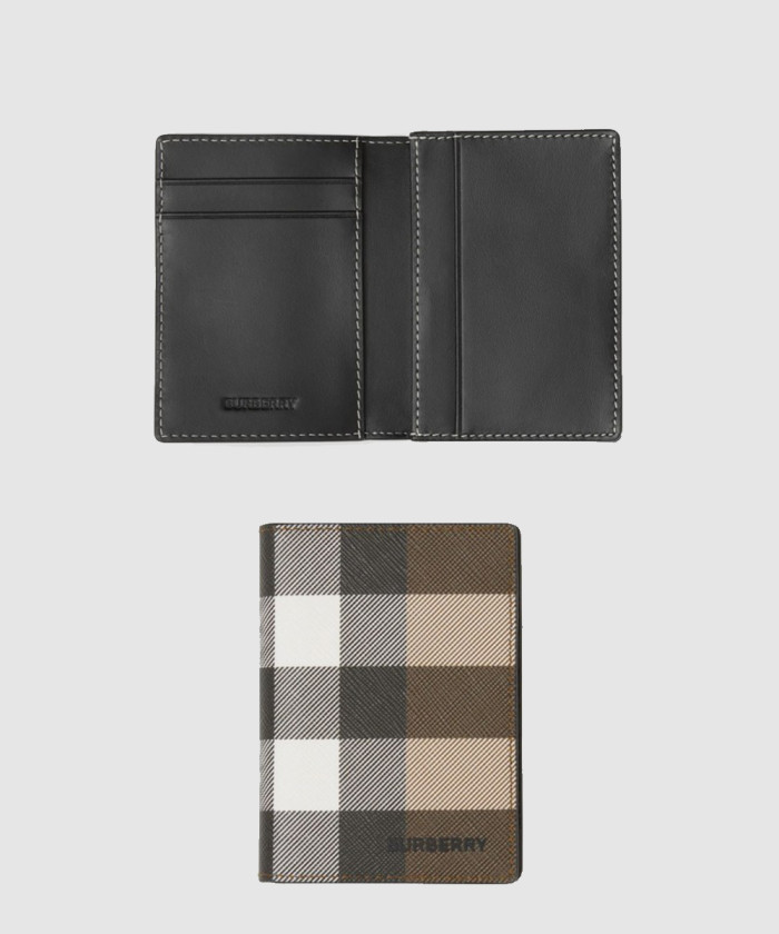 버버리 체크 폴딩 카드 케이스 80527981