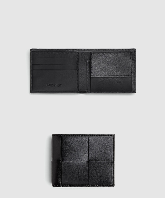 보테가베네타 동전 지갑을 갖춘 카세트 폴더형 지갑 649605