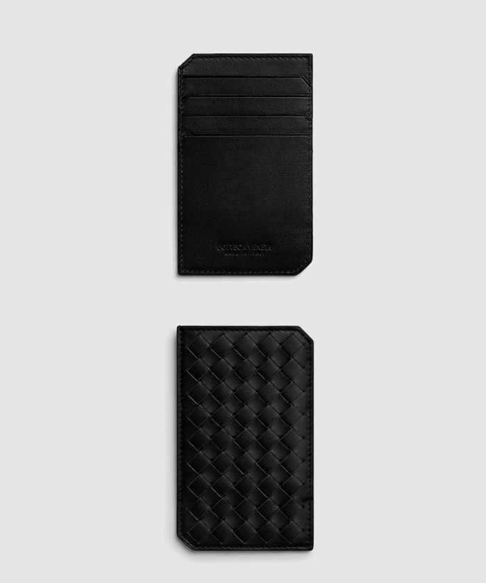 보테가베네타 인트레치아토 피콜로 버티컬 카드 케이스 796963