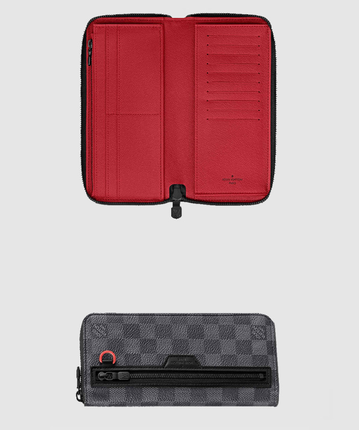 루이비통 Damier Graphite Utility 지퍼 지갑 N60355