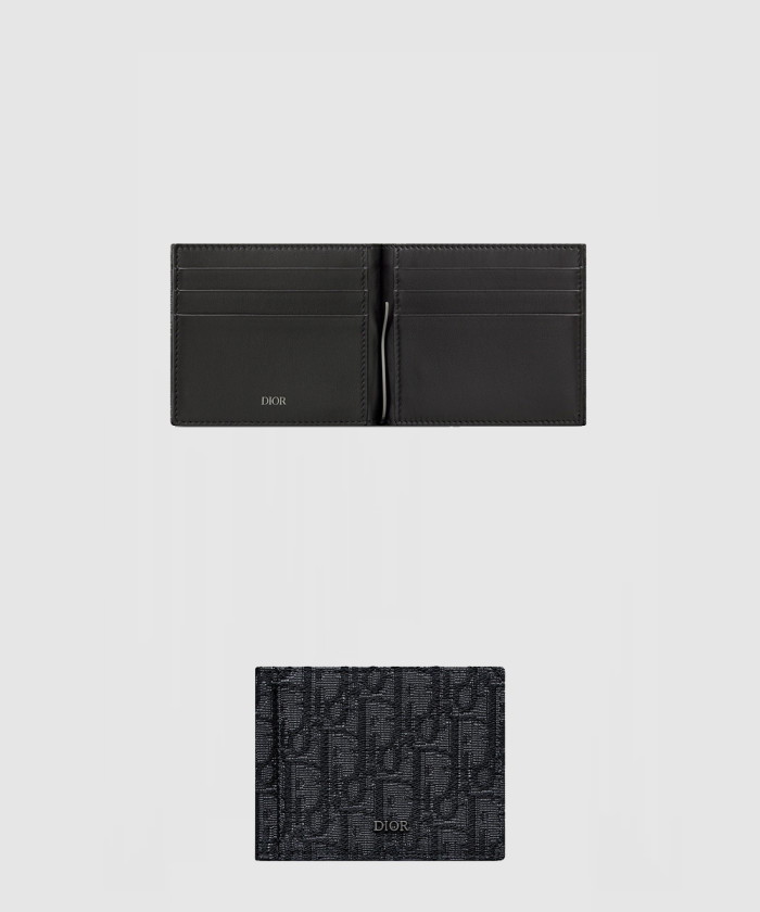 디올 머니 클립 지갑 2ESBH