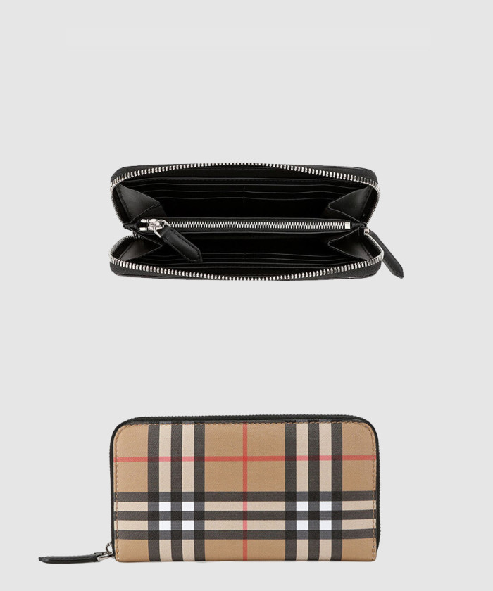 버버리 빈티지 체크 장지갑 4074696