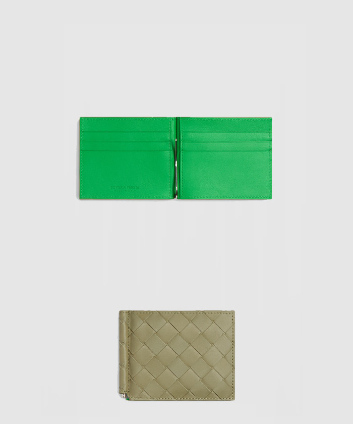 보테가베네타 인트레치아토 클립형 지갑 592626