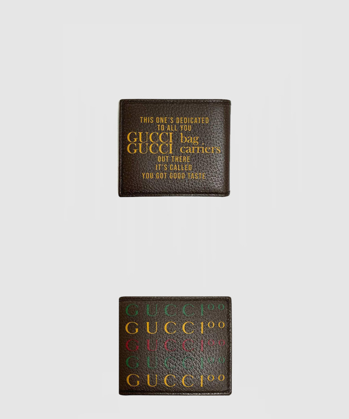 구찌 로고 반지갑 676238