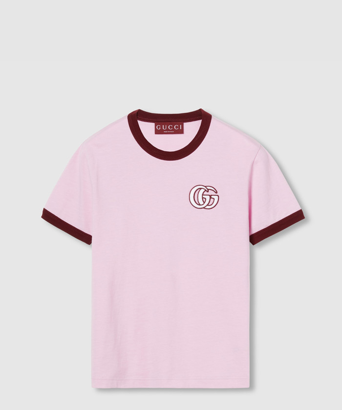 구찌 자수 코튼 저지 티셔츠 ‎818787