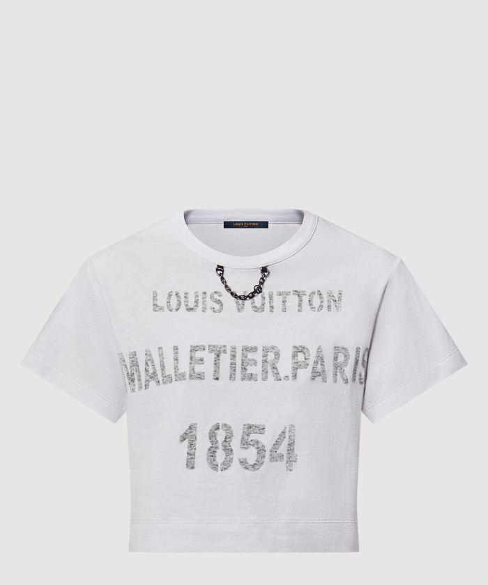 루이비통 스텐실 시그니처 크롭 톱 1AGQFH