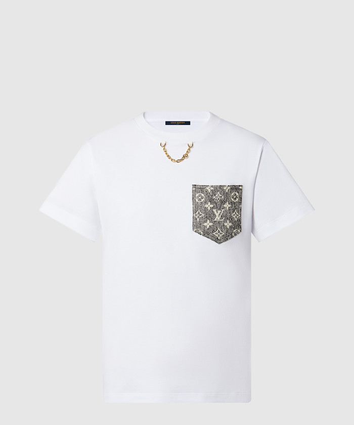 루이비통 모노그램 포켓 티셔츠 1AAUOS