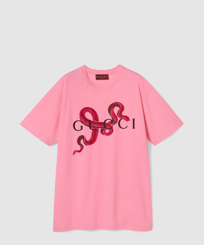 구찌 셀렉션 프린트 코튼 저지 티셔츠 788093