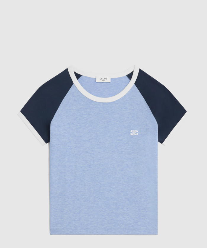 셀린느 TRIOMP 코튼 저지 티셔츠 RX05C5