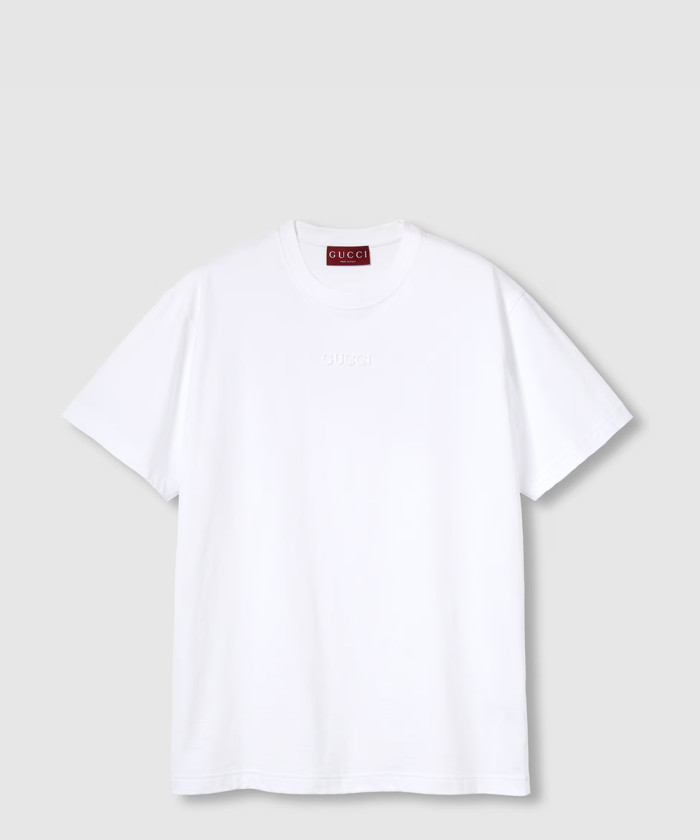 구찌 컬렉션 프린트 코튼 저지 티셔츠 788093