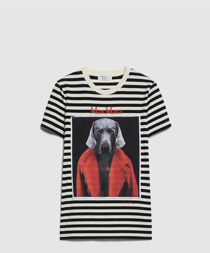 막스마라 로쏘 코튼 티셔츠