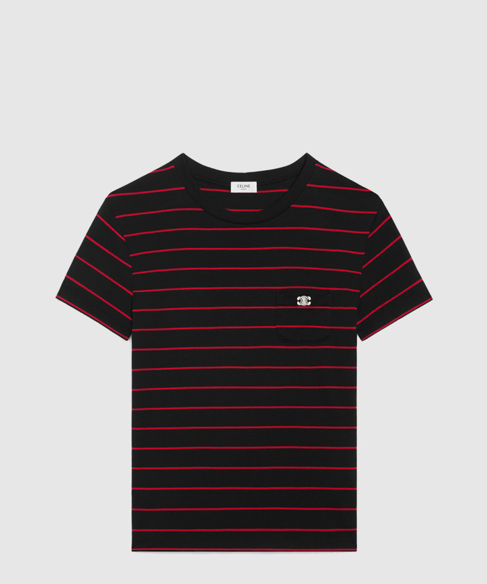 셀린느 트리옹프 레귤러 티셔츠 2X58H1