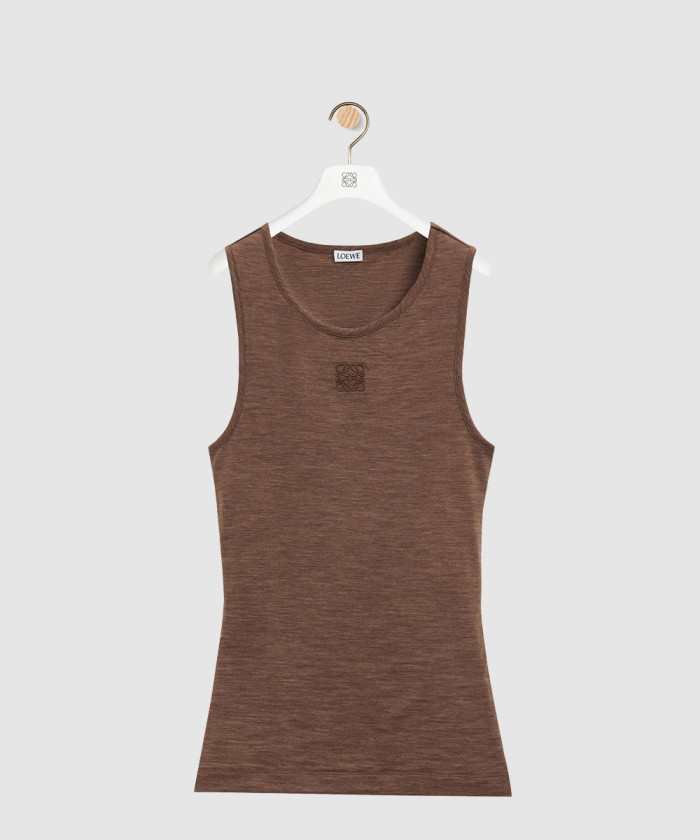 로에베 애너그램 탱크 탑 스트레치 울
