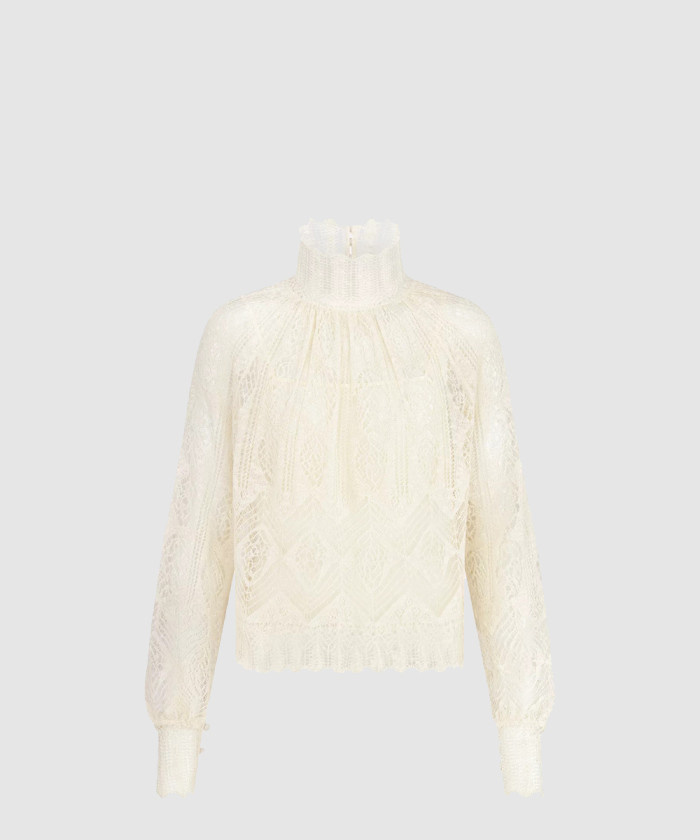 디올 스탠드 칼라 탑 514S2