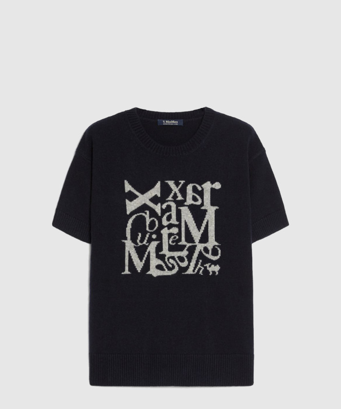 막스마라 인타르시아 울과 캐시미어 점퍼