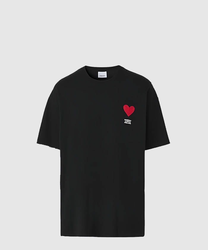 버버리 그래픽 로고 코튼 반팔 티셔츠 80460341