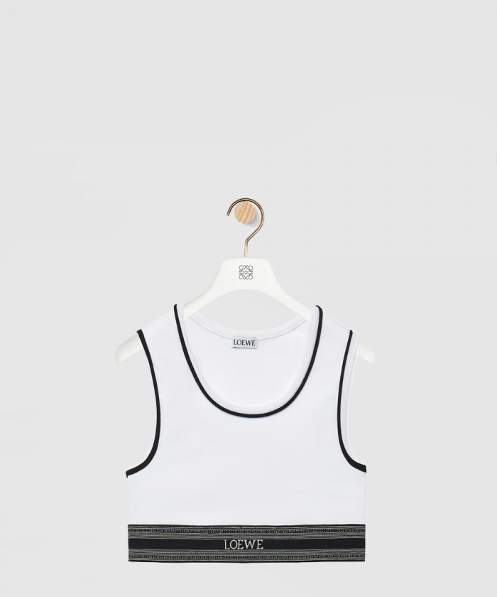 로에베 크롭 탱크 탑