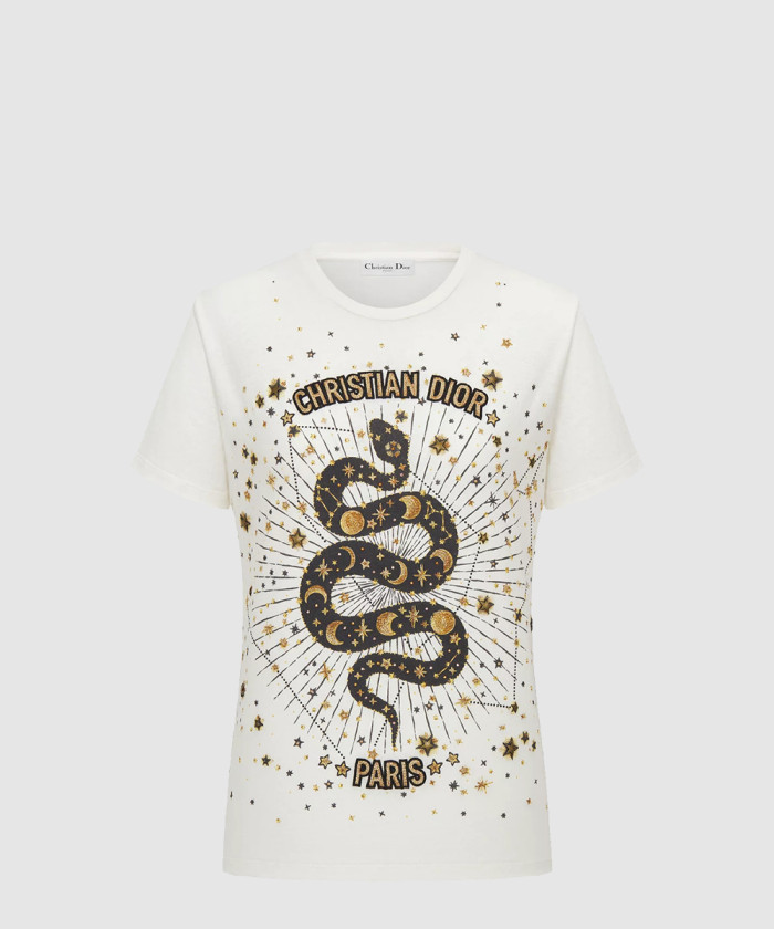 디올 자수 티셔츠 513T0