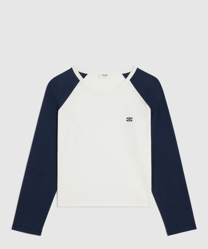 셀린느 TRIOMP 코튼 저지 티셔츠 RX07A5