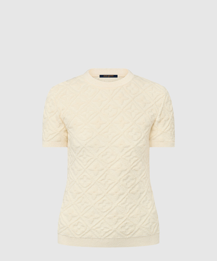 루이비통 모노그램 타월링 니트 탑 1AFTW9