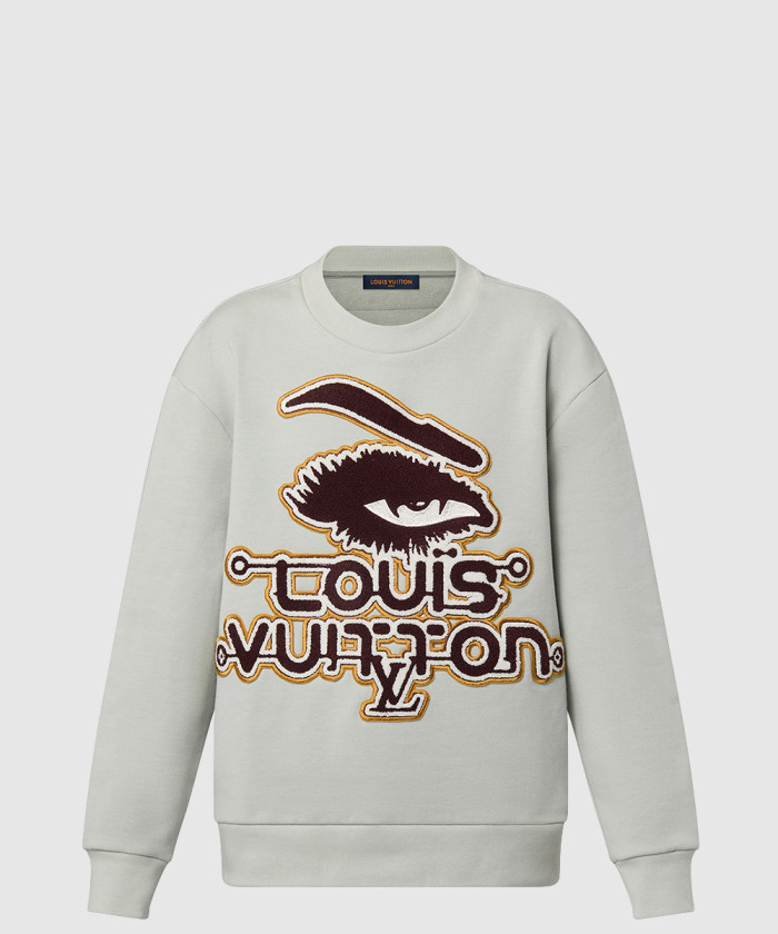 루이비통 엠브로이더드 코튼 스웨트셔츠 1ABYJU
