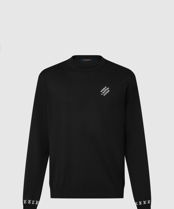 루이비통 롱 슬리브드 코튼 크루넥 1AFQSS