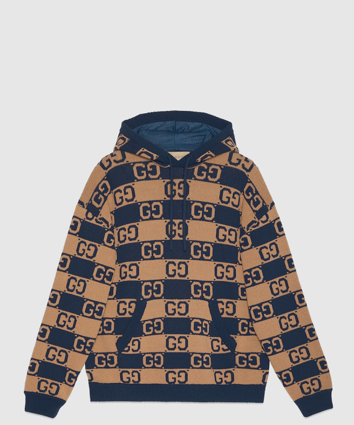 구찌 GG 코튼 자카드 후드 점퍼 752097