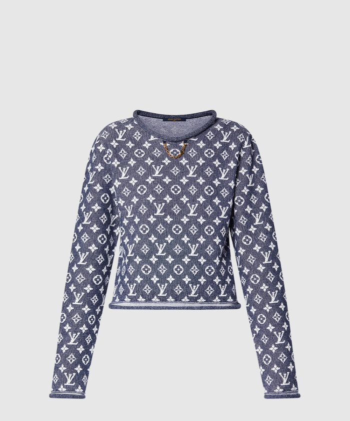 루이비통 모노그램 자카드 풀오버 1AFEGY